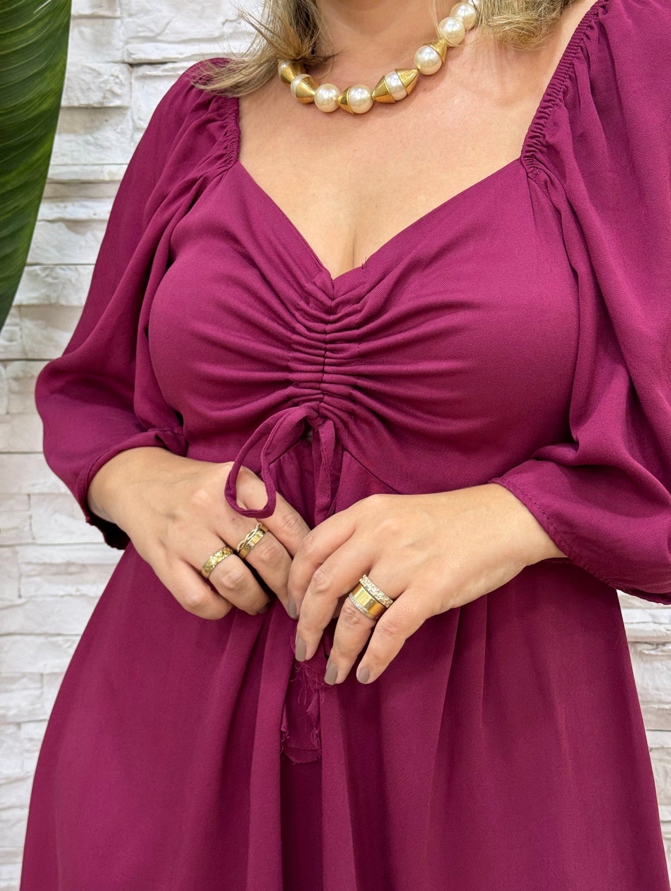 Vestido Midi Maysa- O Frescor Vibrante do Viscolinho em um Look Artesanal