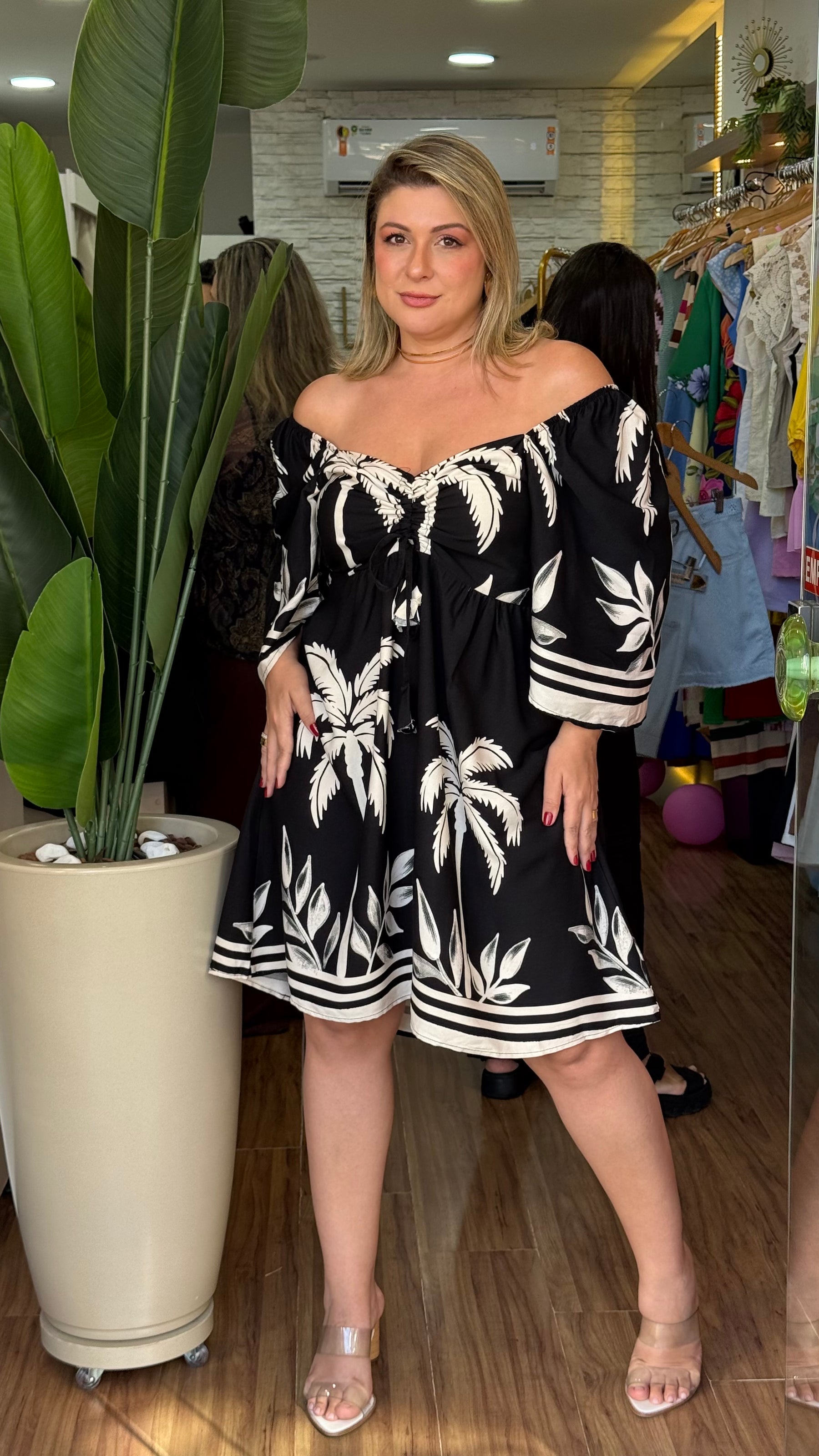 Vestido Midi Maysa- O Frescor Vibrante do Viscolinho em um Look Artesanal
