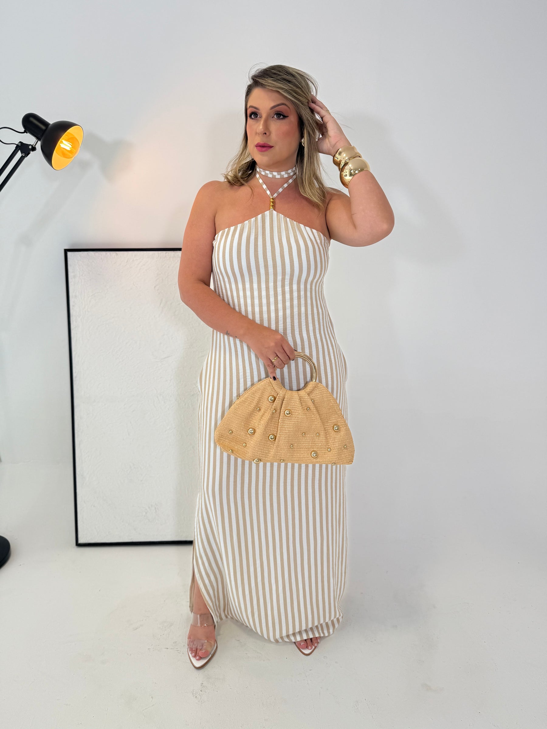 Vestido Marina Listrado – Versatilidade, Frescor e Elegância Casual