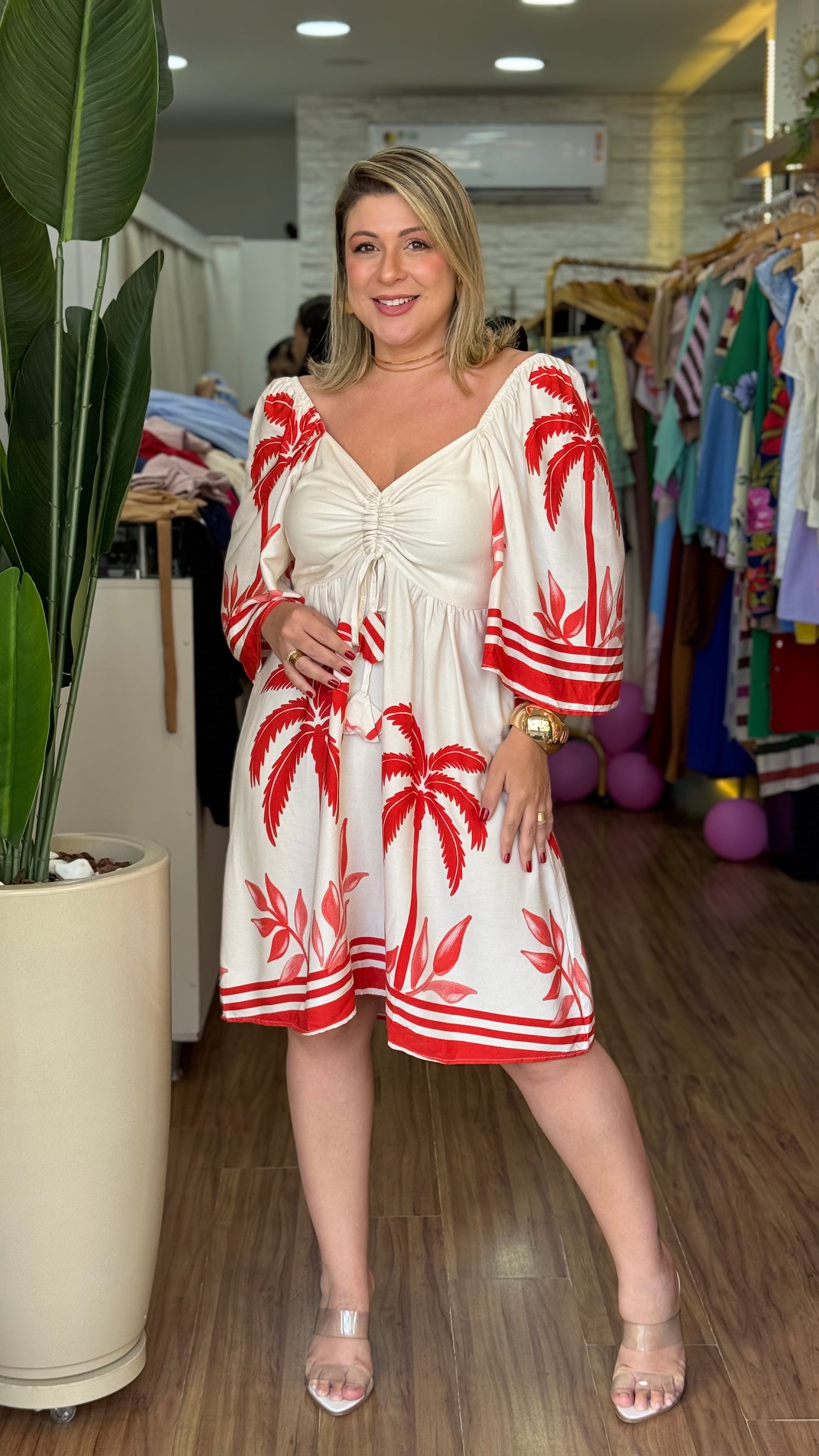 Vestido Midi Maysa- O Frescor Vibrante do Viscolinho em um Look Artesanal