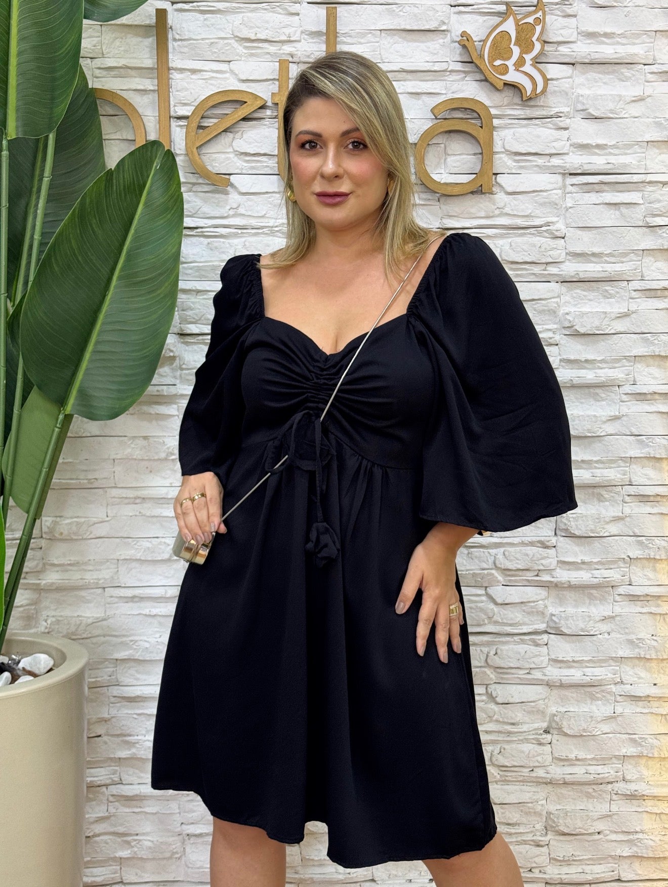 Vestido Midi Maysa- O Frescor Vibrante do Viscolinho em um Look Artesanal