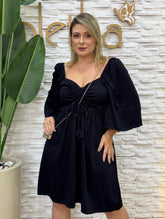 Vestido Midi Maysa- O Frescor Vibrante do Viscolinho em um Look Artesanal