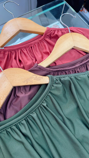 Blusa Suplex Lara Feminina com Detalhe na Cintural